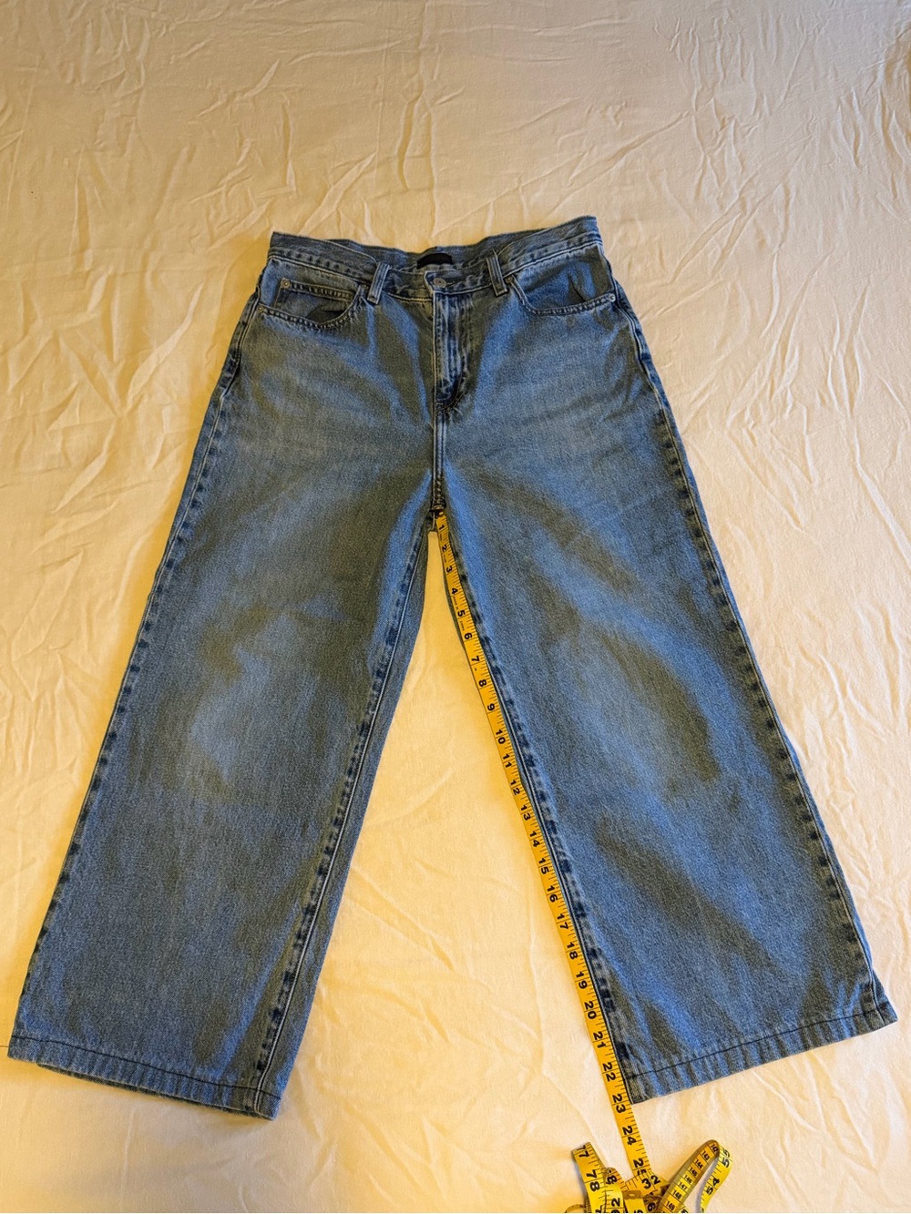Uniqlo wide leg crop Jeans